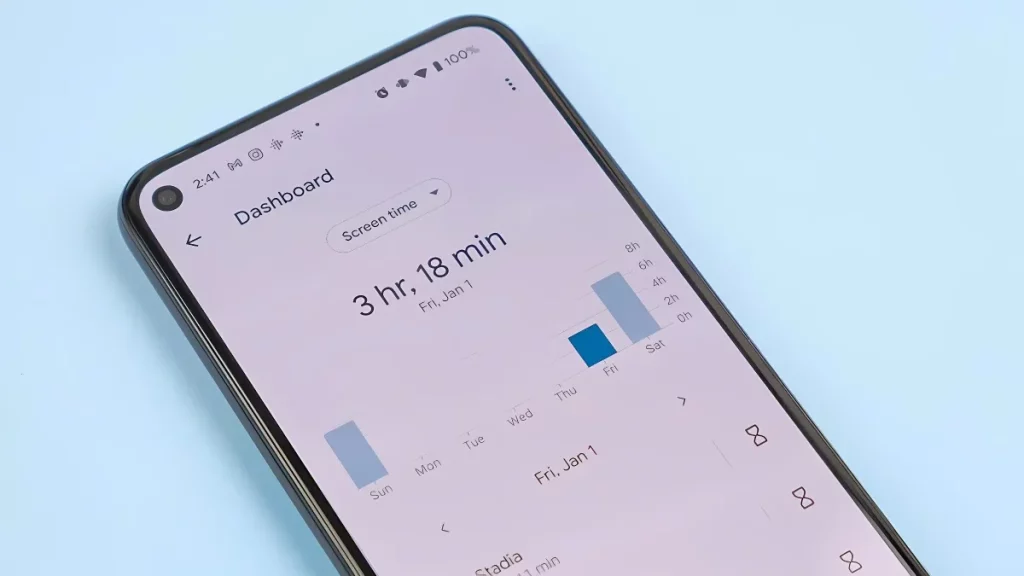 quản lý thời gian dùng điện thoại